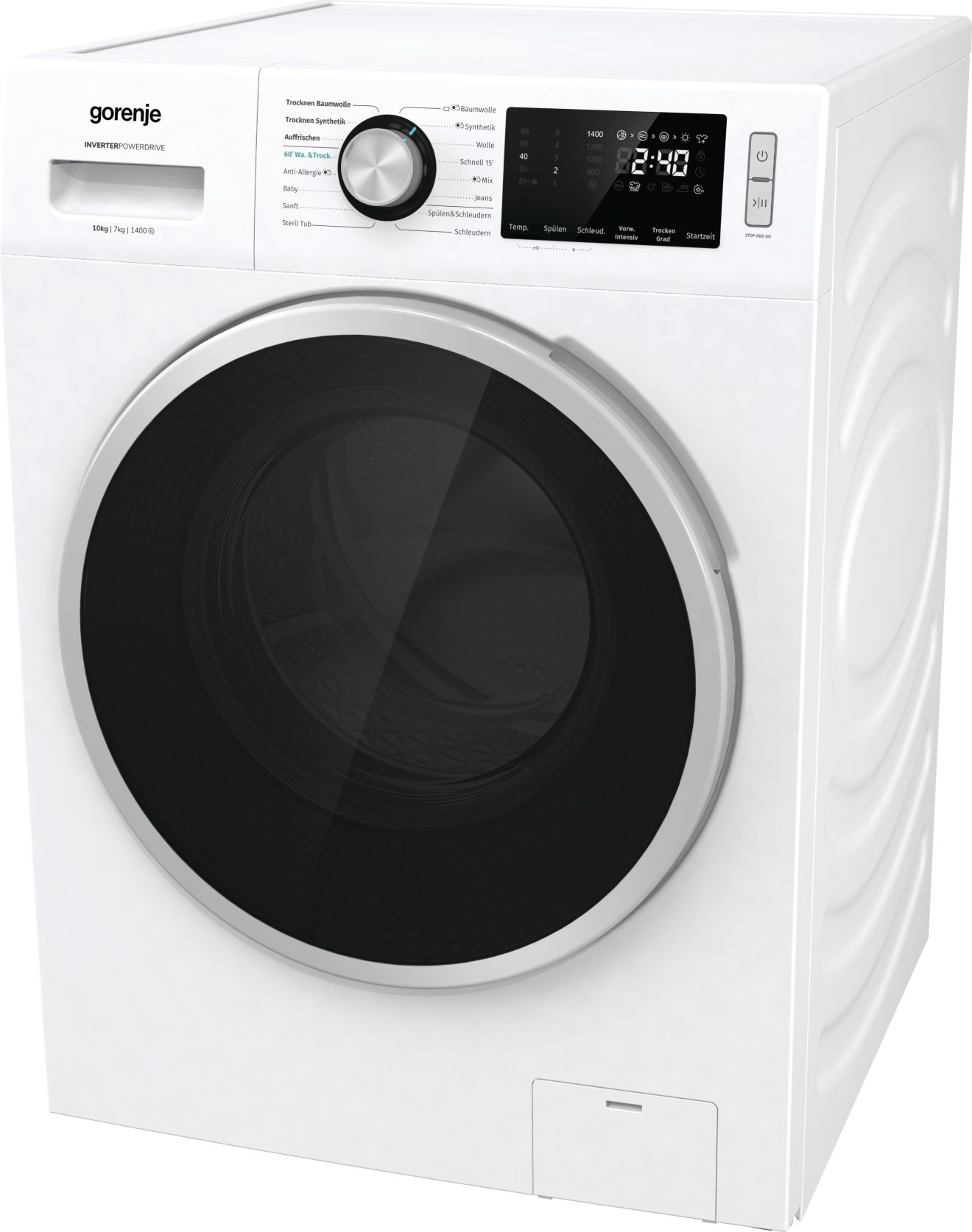 Gorenje WD10514DE washer dryer Freestanding Front-load White – image 4