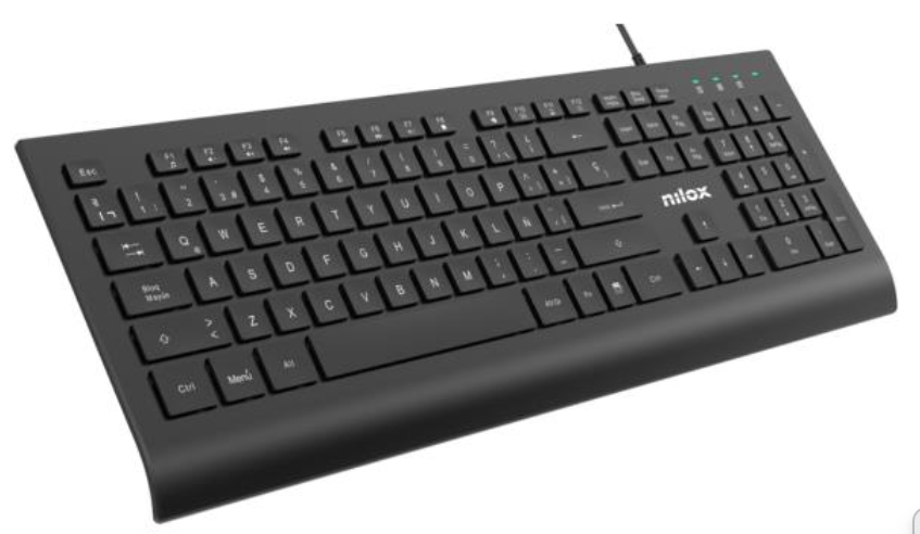 Nilox NXKBE000014 keyboard Office USB Spanish Black – image 2