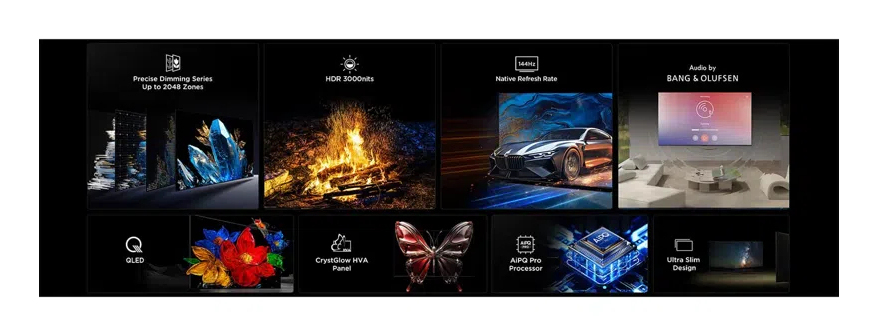 Téléviseur TCL 50C7K QLED 4K Ultra HD 50 pouces Smart TV Google TV Wifi — photo 10