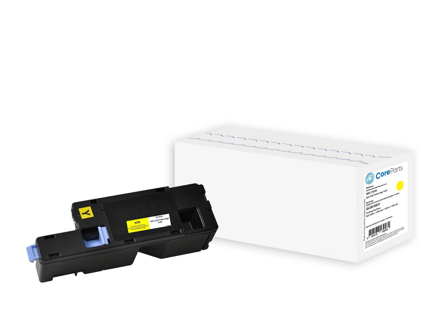 CoreParts QI-DE1002Y toner cartridge 1 pc(s) Compatible Yellow