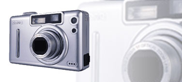 BenQ DC 5330 digitale camera 3.1 M pixel with CCD sensor with dual storage