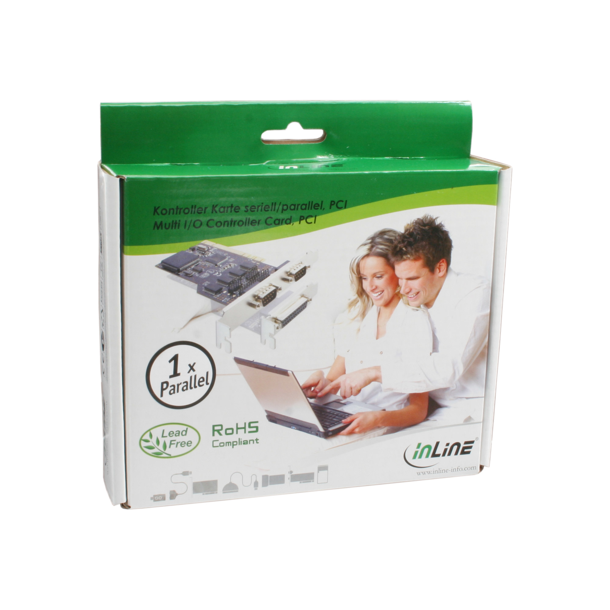 InLine PCI Multi I/O Controller Card 1 Parallel Port 25 Pin – image 2