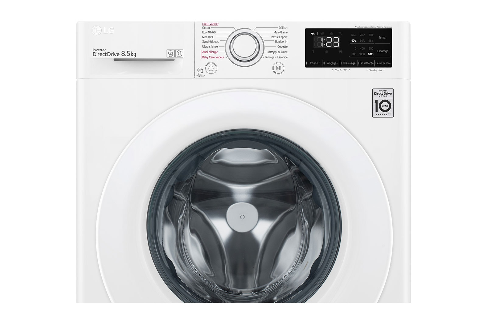 LG F82SV33WHS washing machine Front-load – image 4