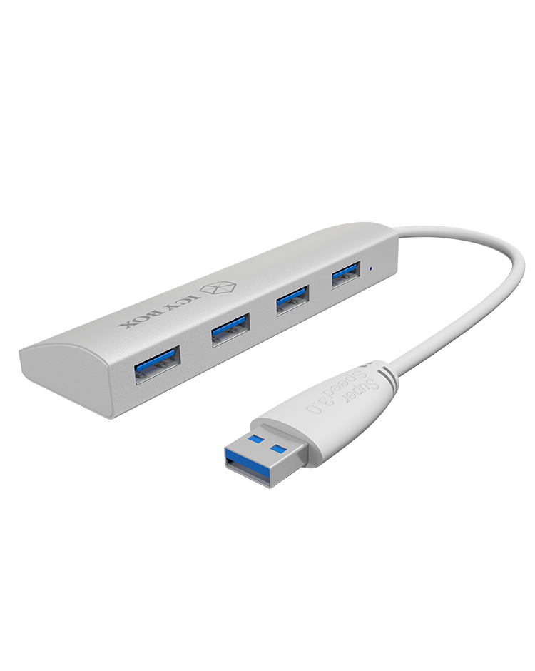 ICY BOX IB-AC6401 USB 3.2 Gen 1 (3.1 Gen 1) Type-A 5000 Mbit/s Silver – image 3