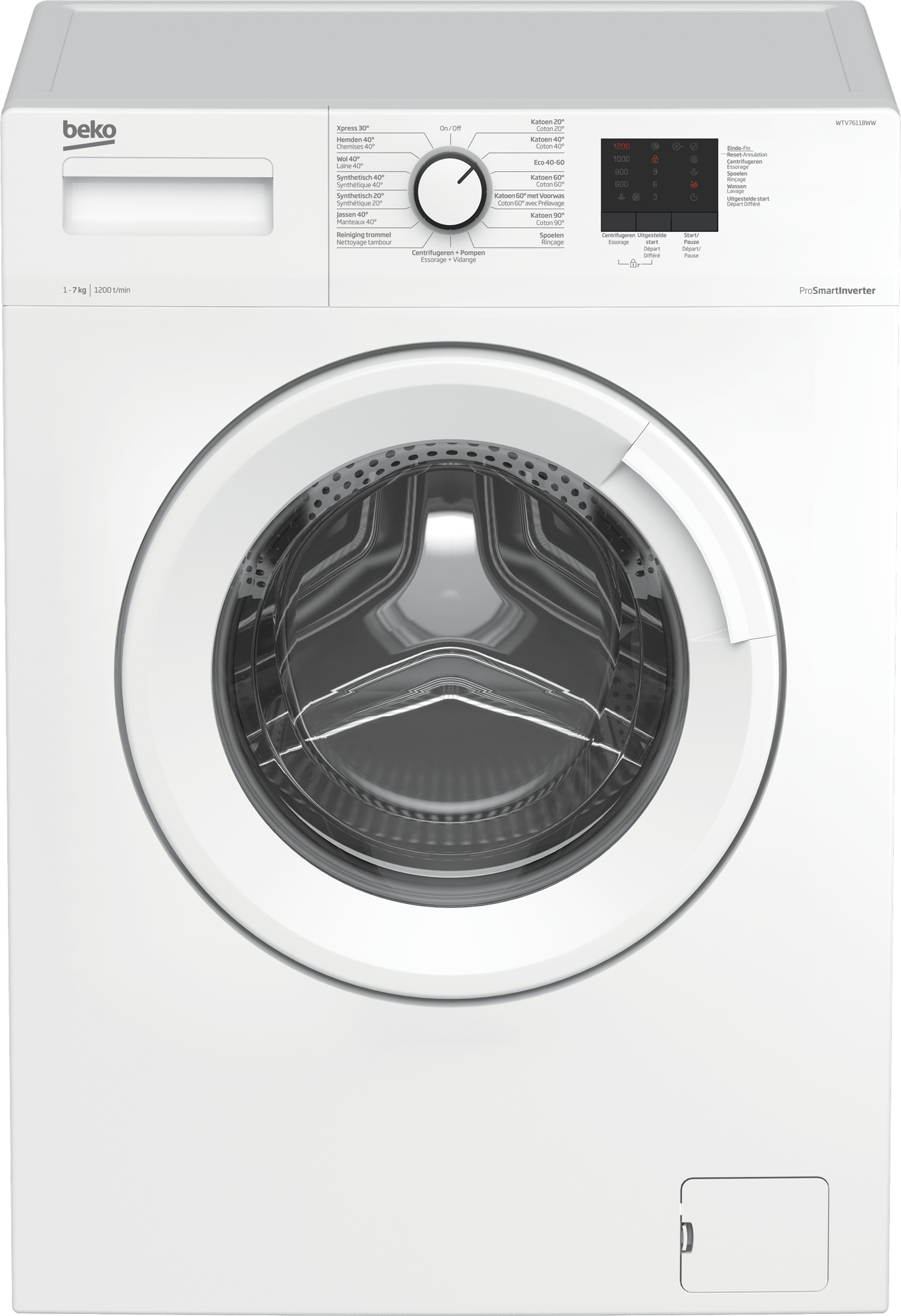 Beko WTV7611BWW — vue 1 sur 4