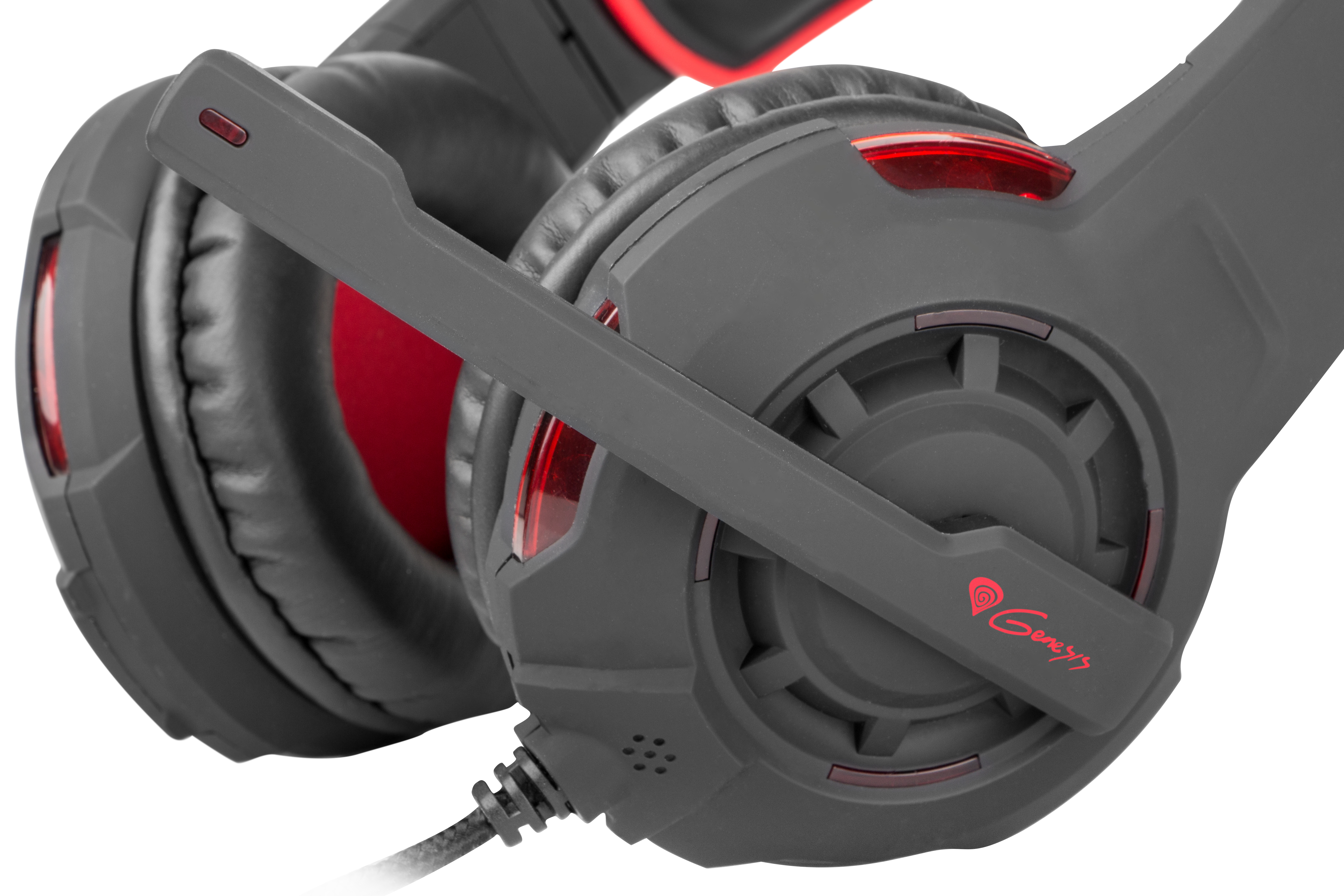 GENESIS HX60 Headset Wired Head-band Gaming Black, Red – image 4