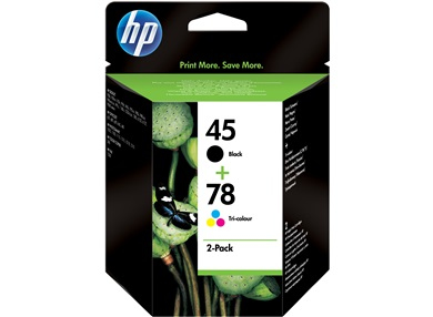 HP 45A/78D Inkjet Crtg EMEA Combo Pack