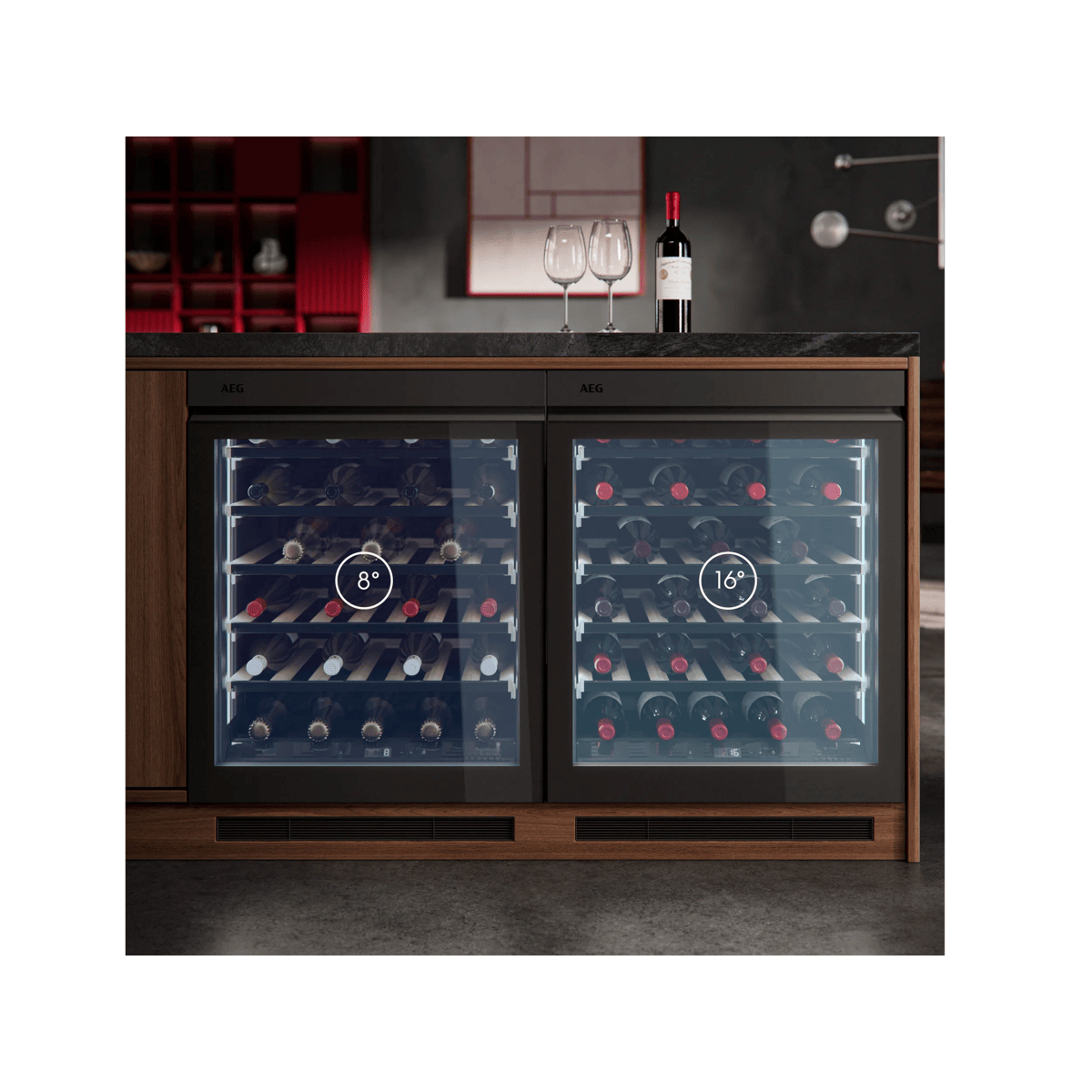AEG NSW8S826GT Thermoelectric wine cooler Built-in Black 40 bottle(s) – image 7