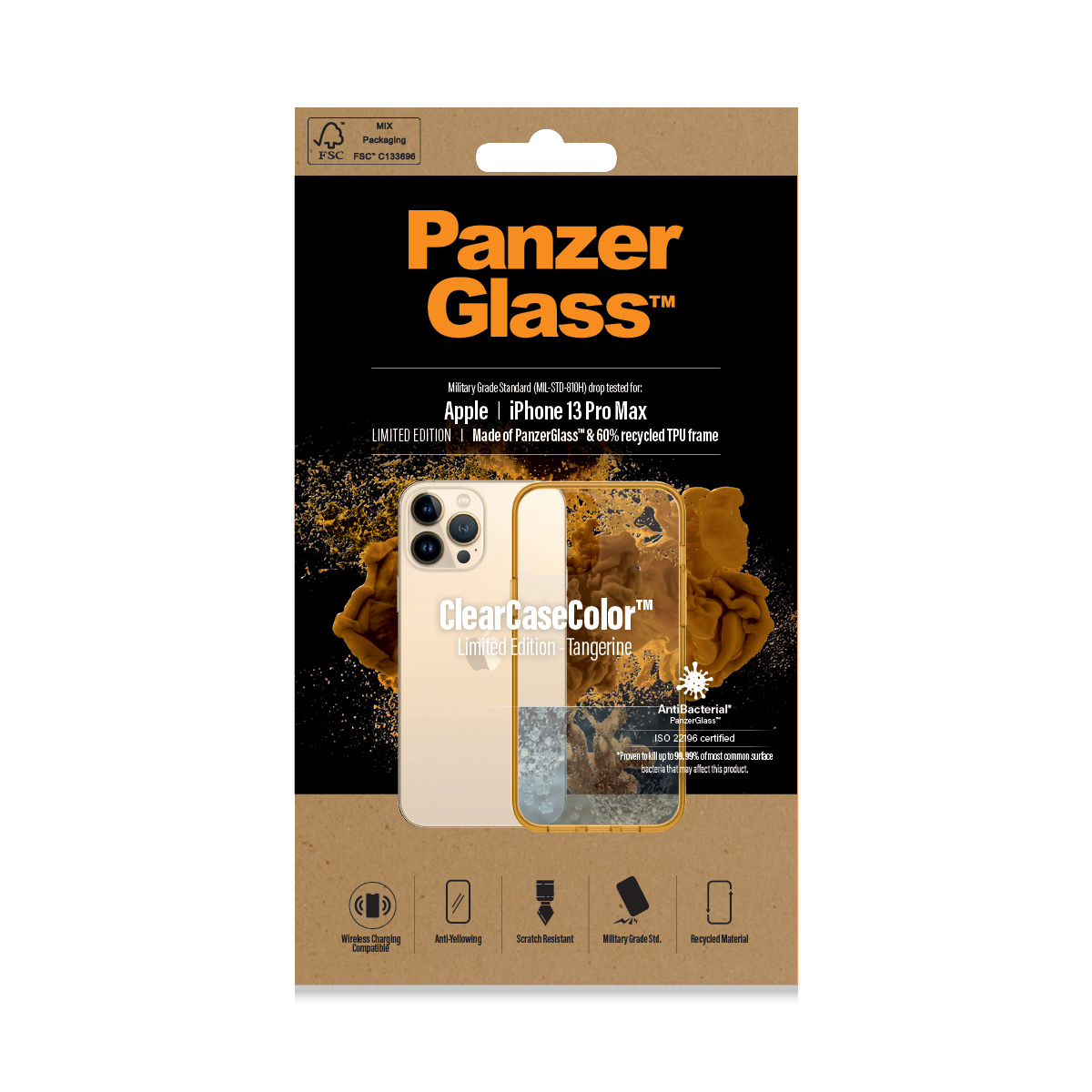 PanzerGlass ® ClearCaseColor™ iPhone 13 Pro Max - Tangerine – image 2