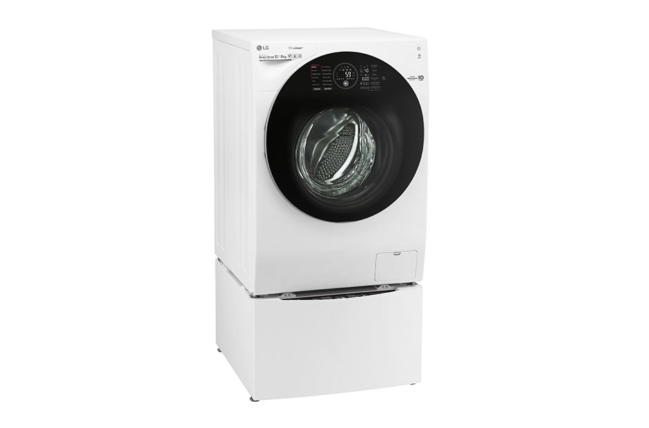 LG F126G1BCH2N washer dryer Freestanding Front-load Black, White – image 8