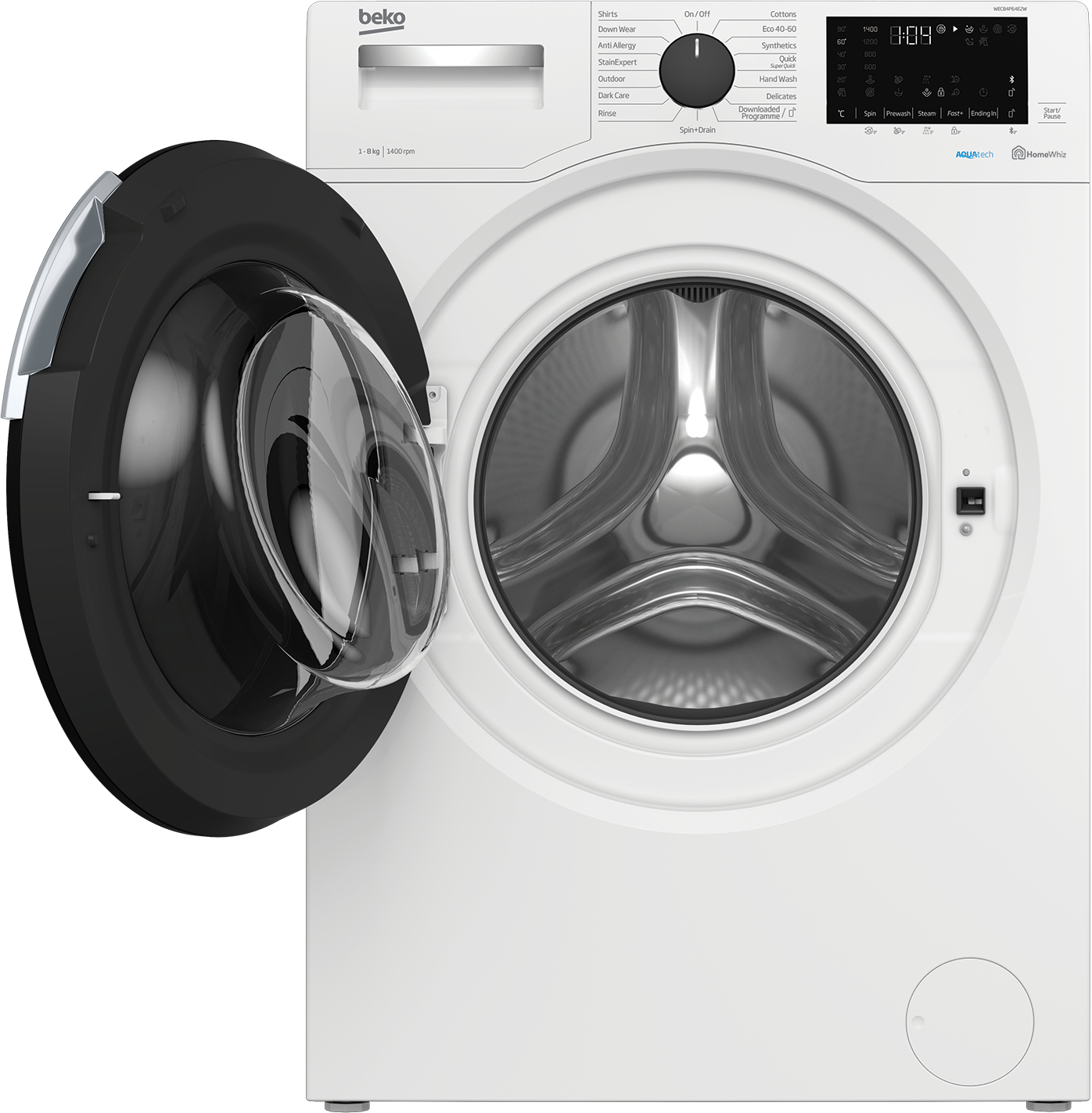 Beko WEC84P64E2W washing machine Front-load – image 3