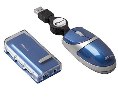 Targus Notebook Mouse & USB 2.0 4 Port Hub Combo