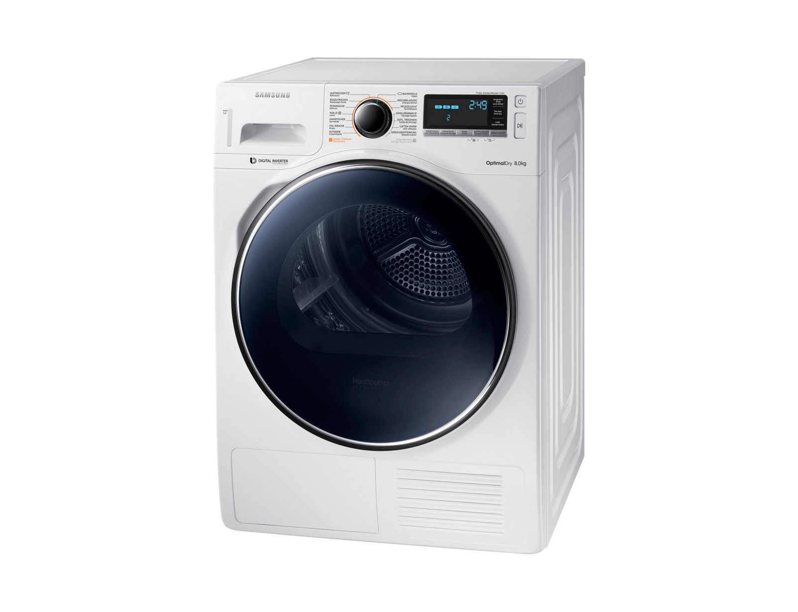 Samsung DV80M8214AW tumble dryer Freestanding Front-load – image 3