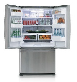 Samsung RF26WEUS2/XEM side-by-side refrigerator Freestanding Stainless steel – image 2