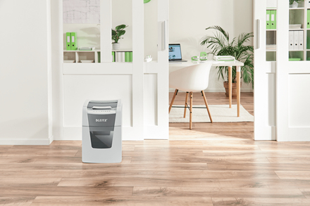 Leitz IQ Autofeed Small Office 100 Automatischer Aktenvernichter Partikelschnitt P4 – Foto 8 von 11