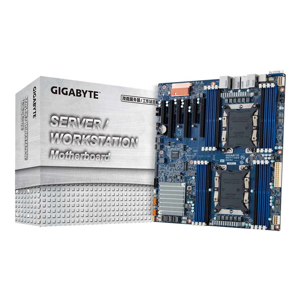 GIGABYTE MD71-HB0 Intel C622 LGA 3647 (Socket P) Extended ATX
