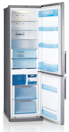 LG GR-B469BNFW fridge-freezer Freestanding Stainless steel – image 2