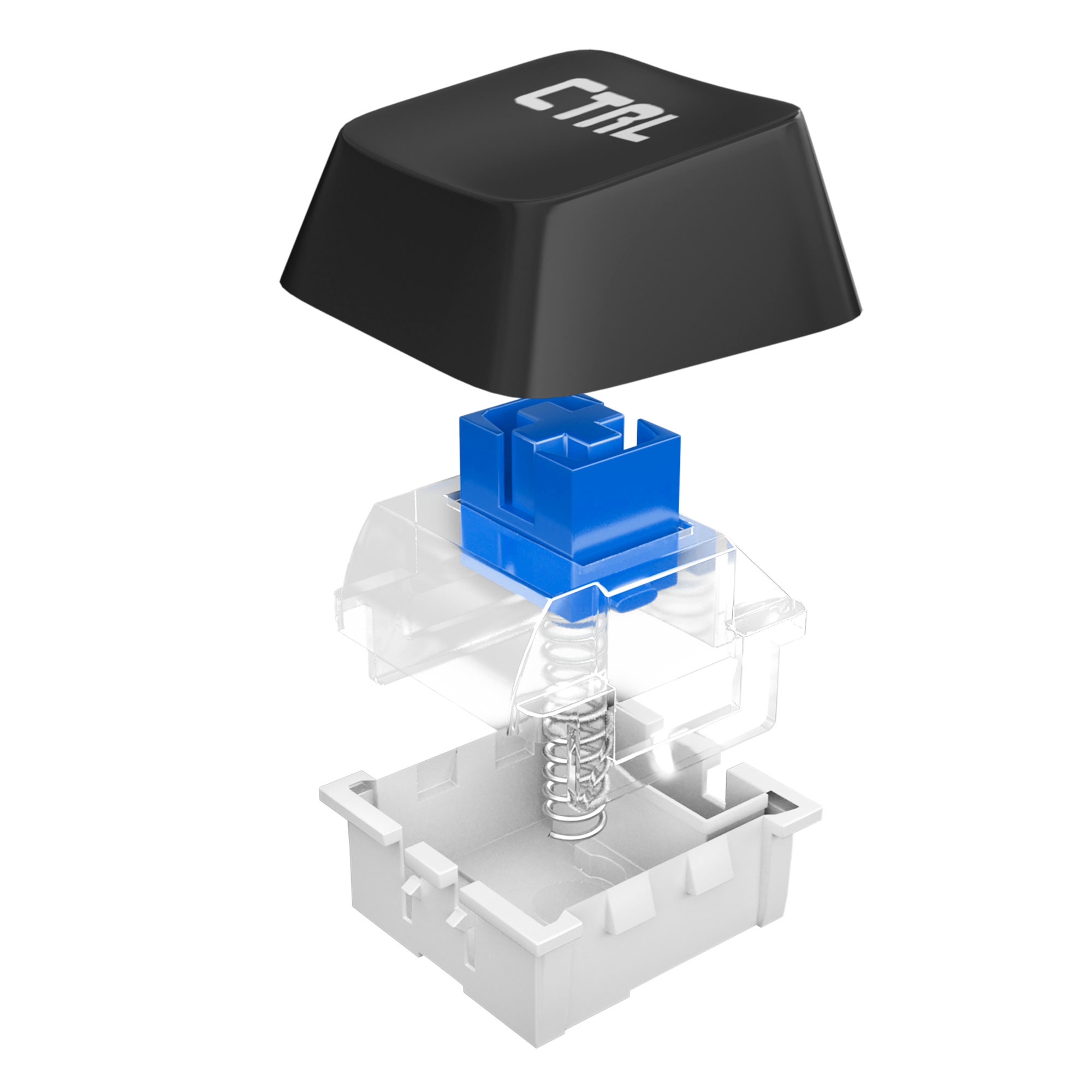 Mars Gaming MK5BES Mechanical RGB Keyboard Padded Wristrest Switch OUTEMU SQ Blue Spanish Language – image 9