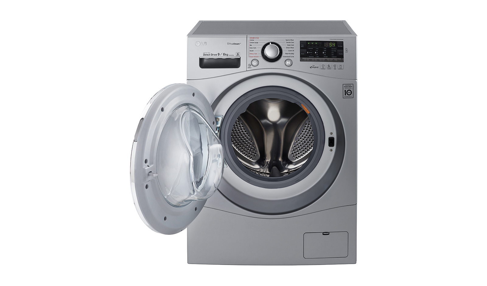 LG FH4A8FDHK4N washer dryer Freestanding Front-load Silver – image 2