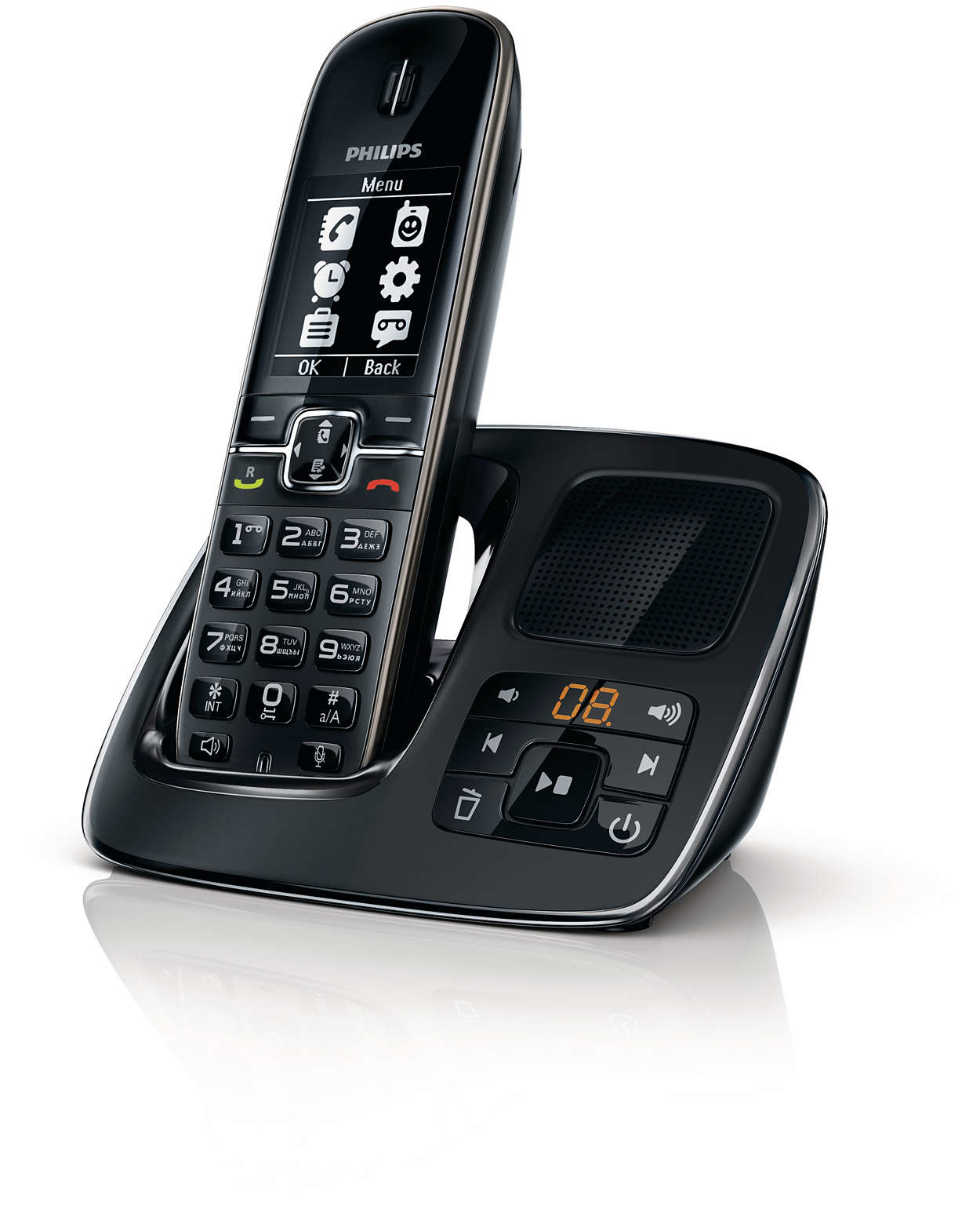 Philips BeNear Cordless phone with answering machine CD4951B/BR – image 2