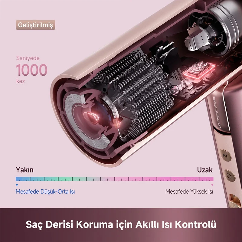 Dreame Pocket Aura Saç Kurutma Makinesi Gold – image 3