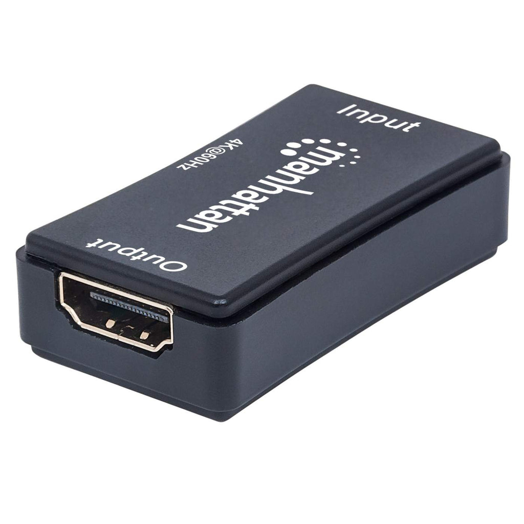 Manhattan HDMI Repeater, 4K@60Hz, Active, Boosts HDMI Signal up to 40m, Black, Three Year Warranty – image 4