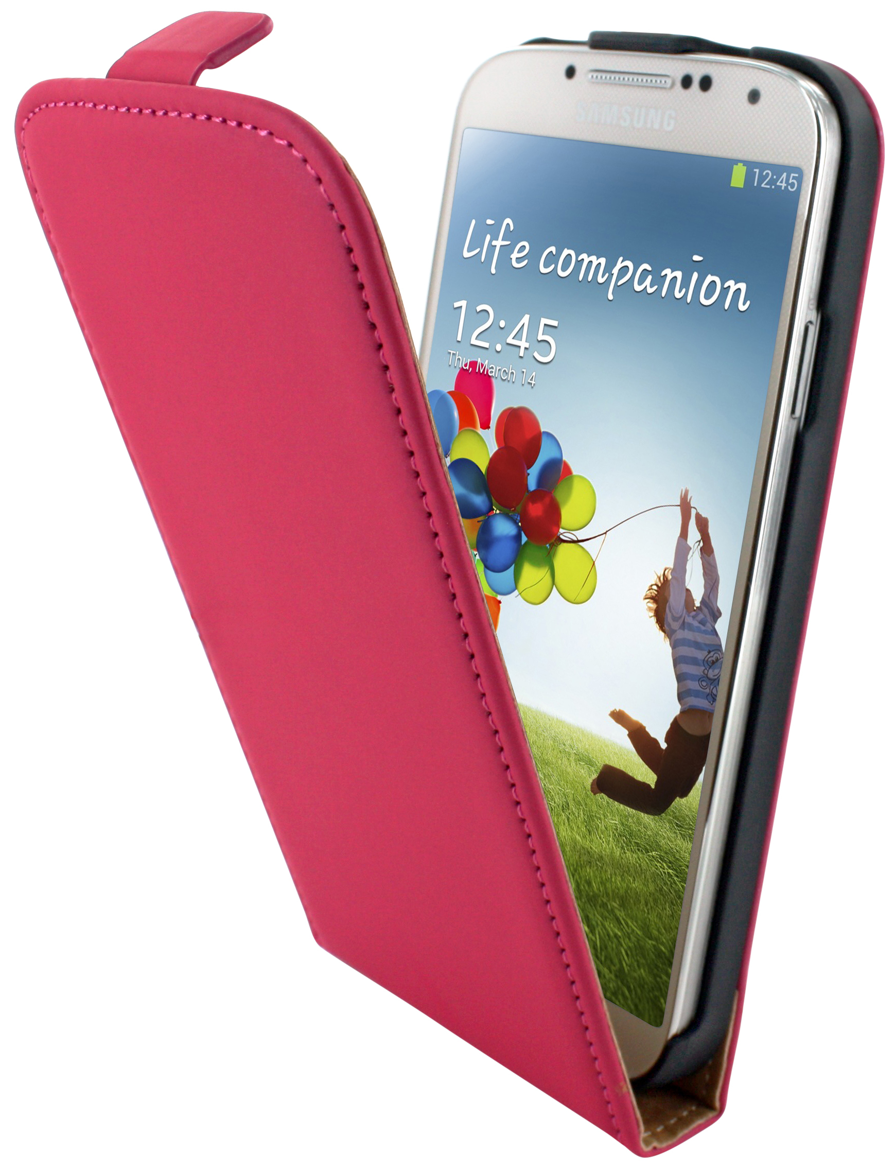 Mobiparts Premium Flip Case Samsung Galaxy S4 Pink