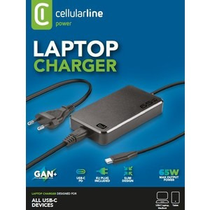 Cellularline GaN+ 65W USB-C charger with integrated cable – image 2