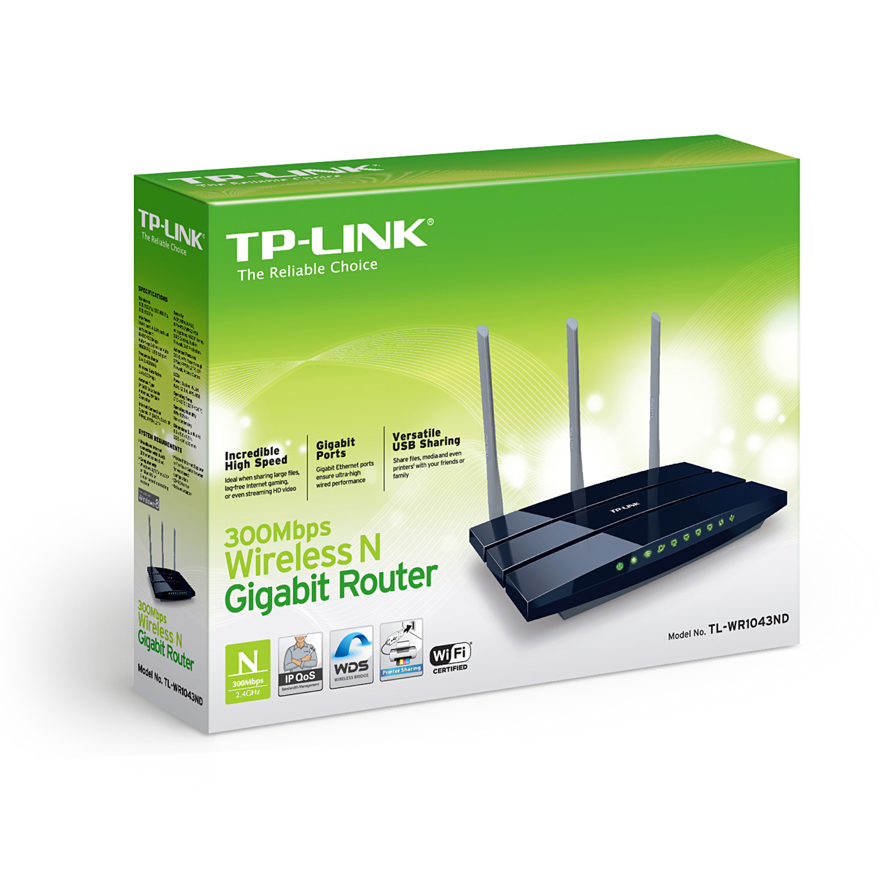 TP-Link TL-WR1043ND wireless router Gigabit Ethernet Blue – image 5