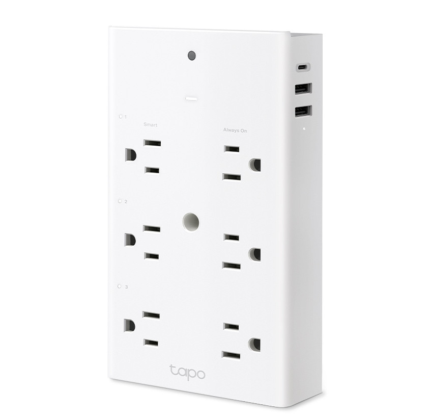 Multicontacto TP-LINK TAPO P306 - 6 Contactos - 2 USB - Wi-Fi - TAPO P306