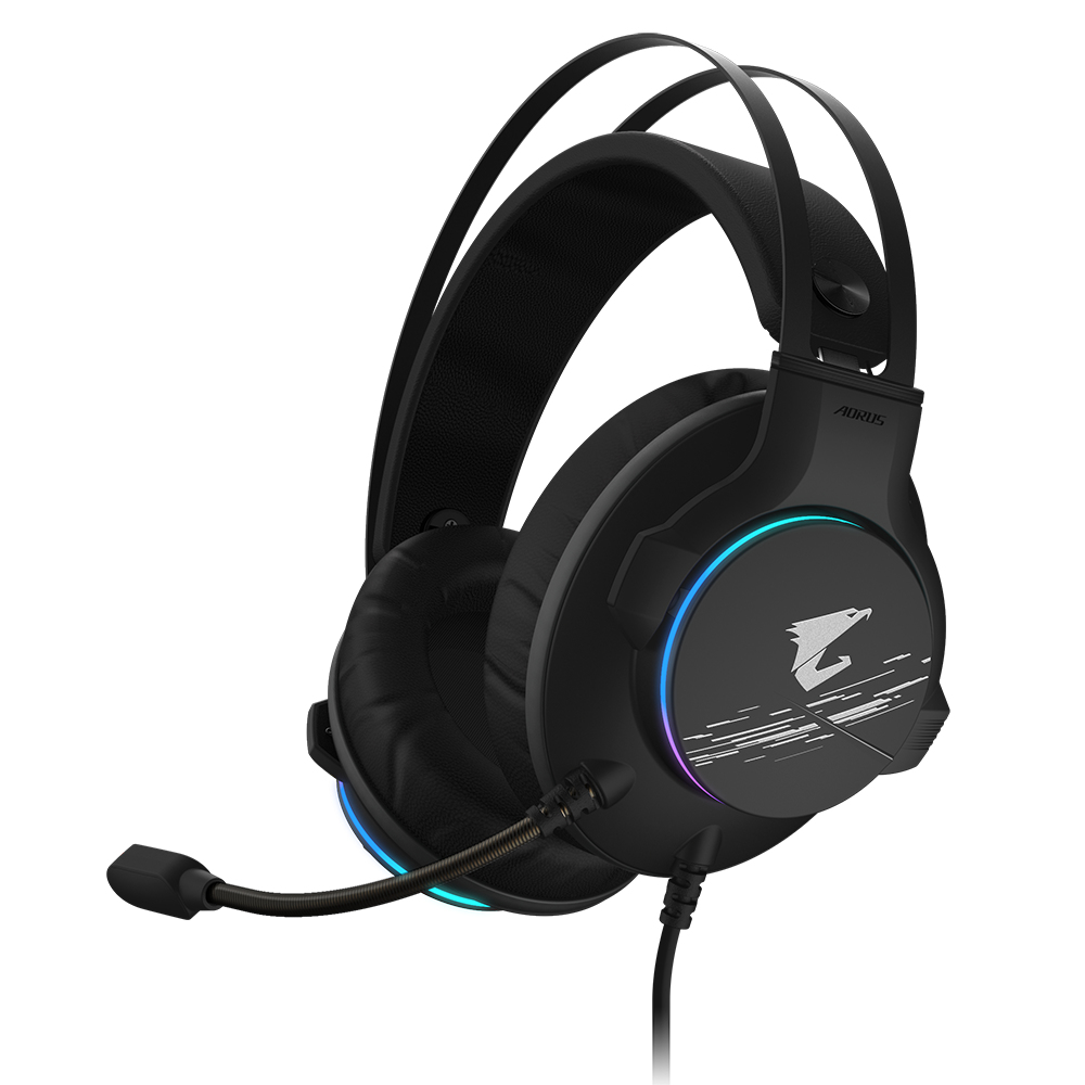 GIGABYTE H1 Headset Wired Head-band Gaming USB Type-A Black – image 4