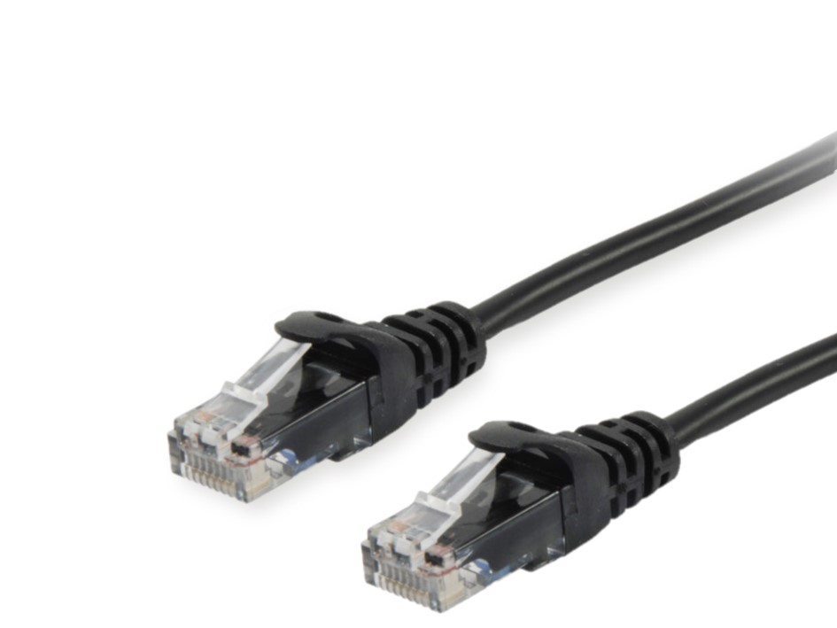 Equip 603153 cavo di rete Nero 1,5 m Cat6a U/UTP (UTP)