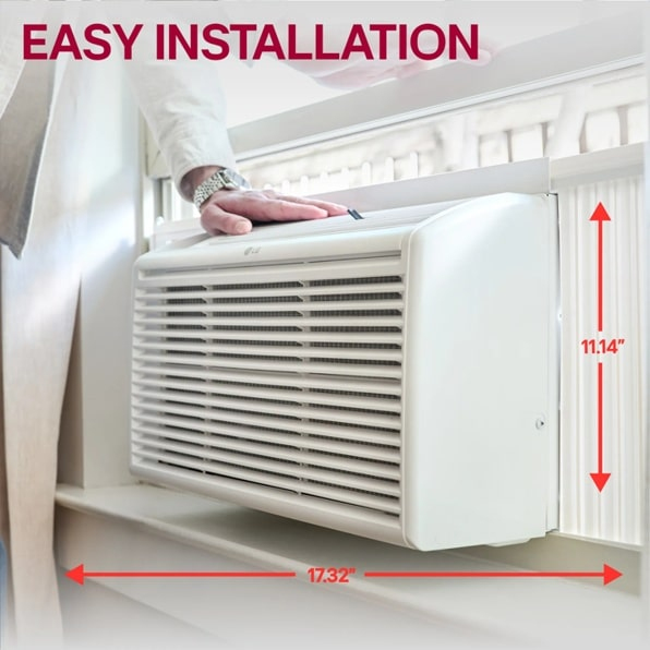 LG LW6023R window/through-wall air conditioner 5800 BTU/h White Window air conditioner – image 6