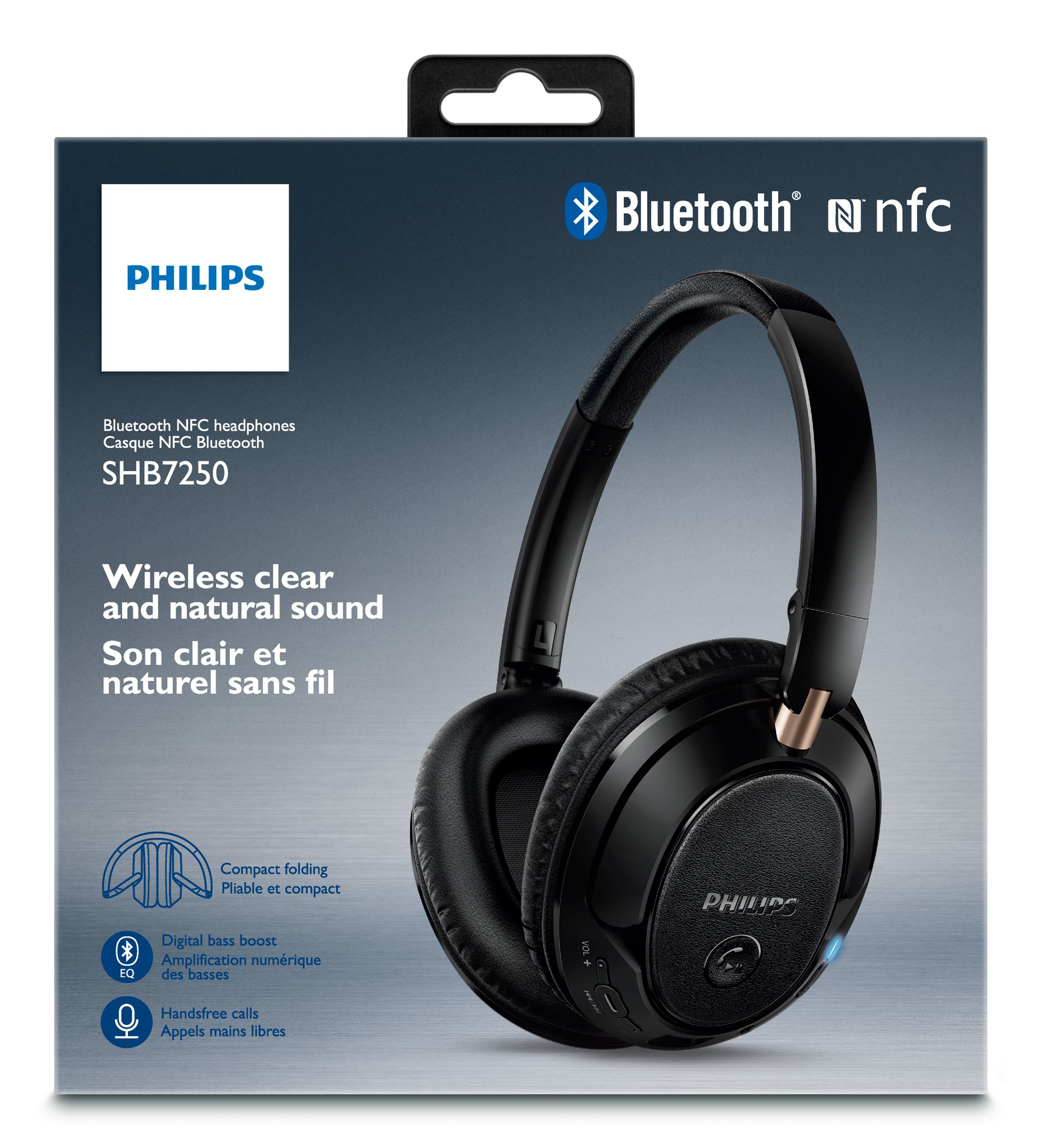 Philips SHB7350/00 headphones/headset Wired & Wireless Head-band Bluetooth Black – image 2