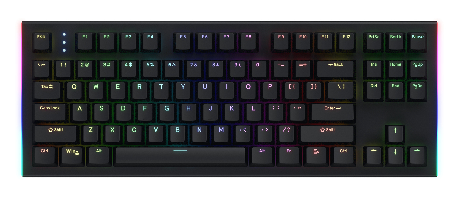 HATOR Gravity X TKL tastiera Gaming USB QWERTY Inglese US Nero
