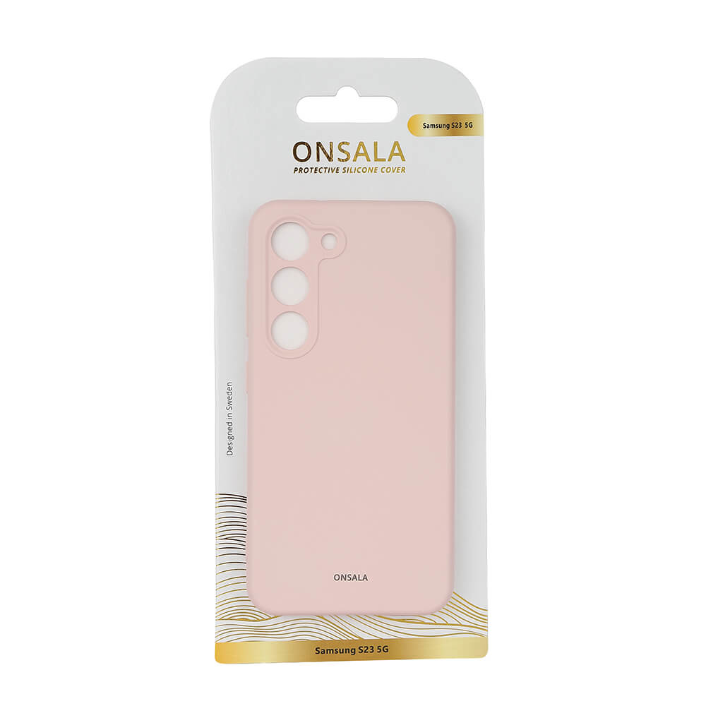 Onsala Phone Case Silicone Chalk Pink - Samsung S23 – image 2