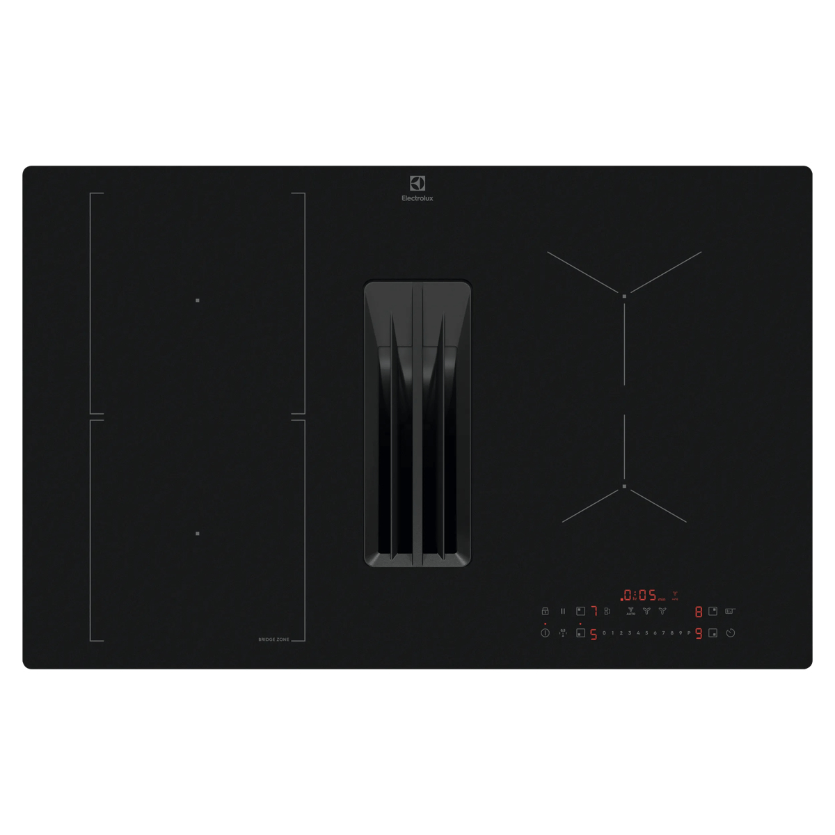 Electrolux KCC83410CT Black Built-in