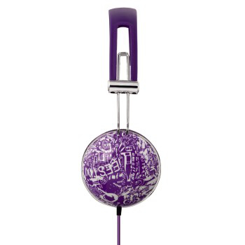 Hama Trend-HK-3044 Headphones Wired Head-band Purple, White – image 2