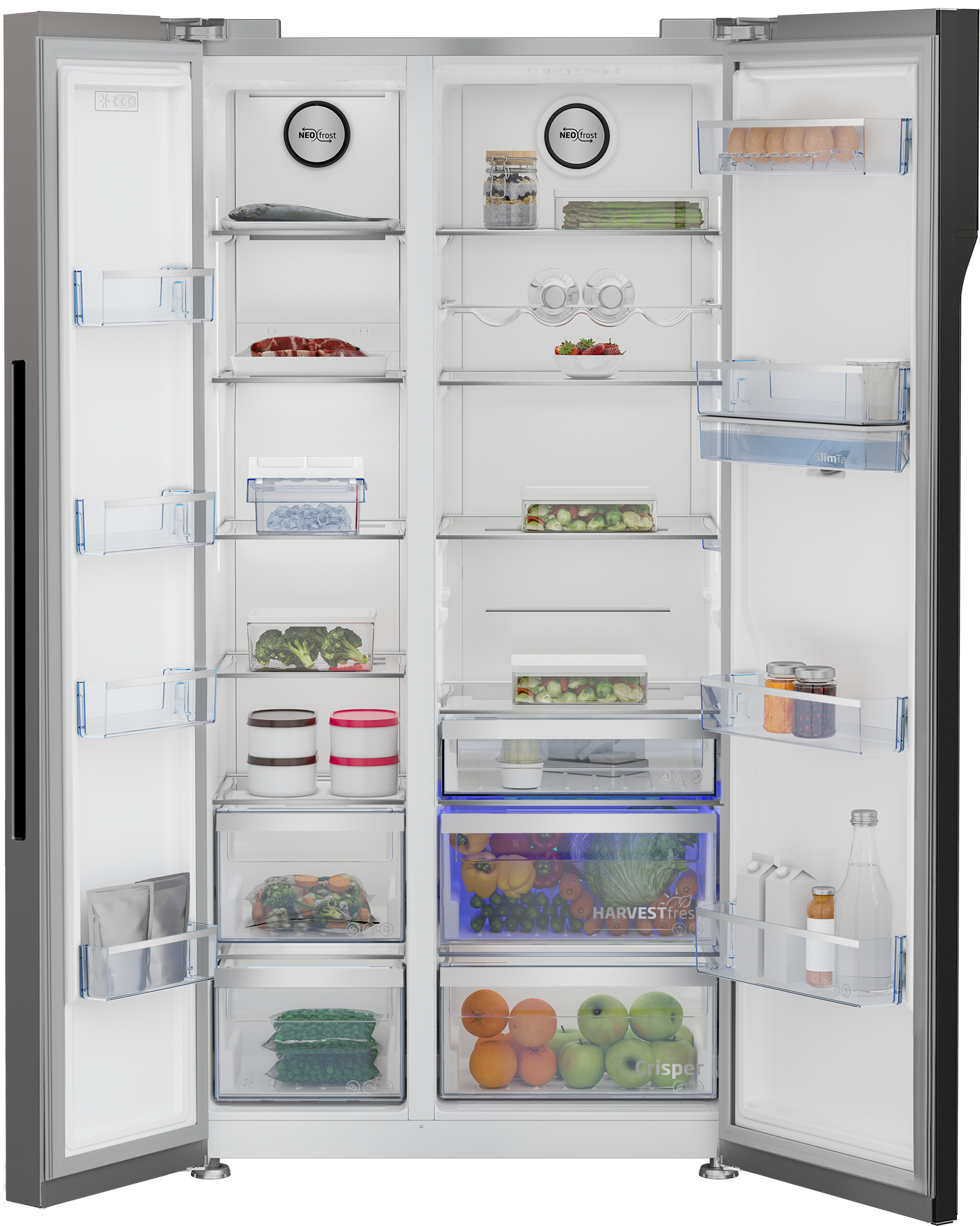 Beko GN163131ZIEN side-by-side refrigerator Freestanding – image 5