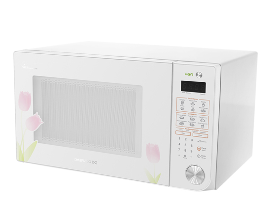 Daewoo KOR-1N3HWT microwave Green, Pink, White Countertop – image 4