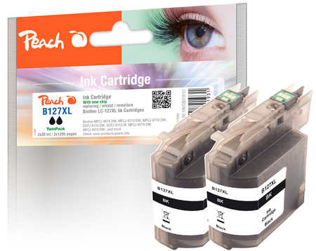 Peach 0F319157 ink cartridge 2 pc(s) Black