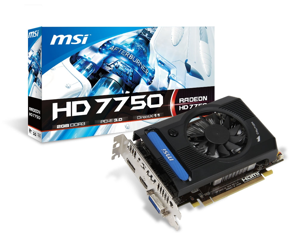 MSI 912-V279-032 graphics card AMD Radeon HD7750 – image 1