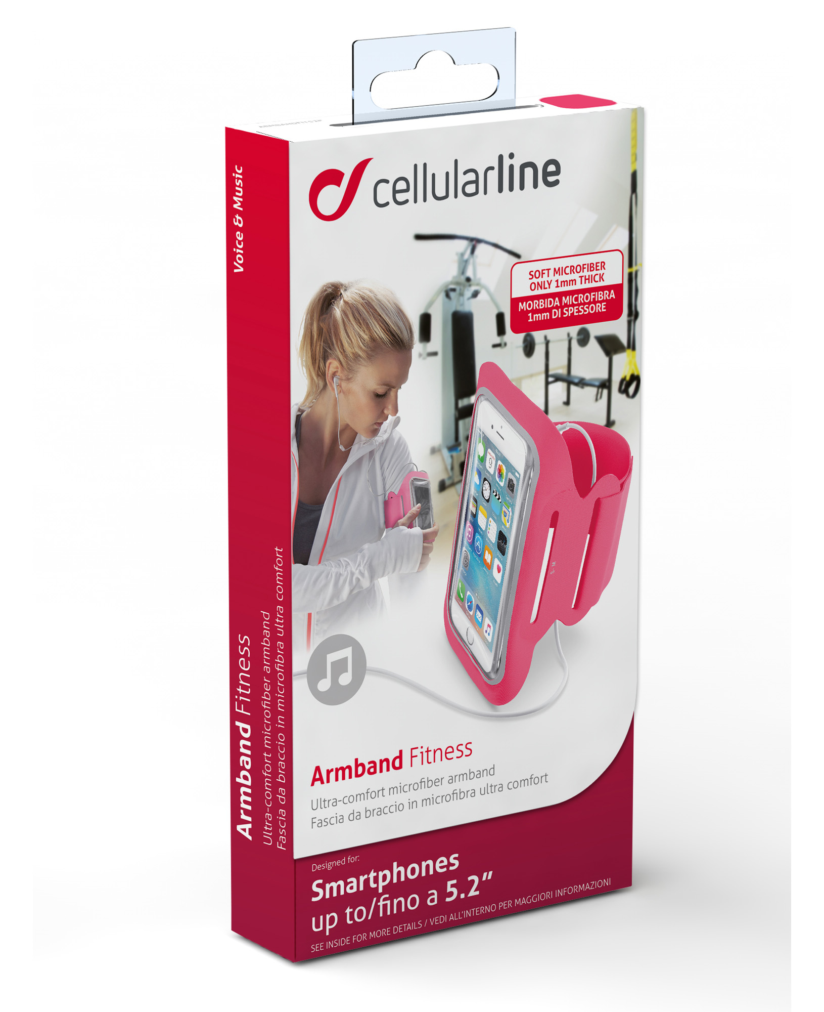 Cellularline Armband Fitness - Up to 5.2” – image 2