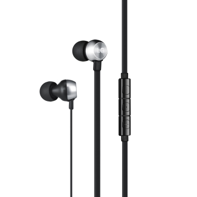 Celly HSS-F530AGEUBK headphones/headset Wired In-ear Aluminium, Black – image 1