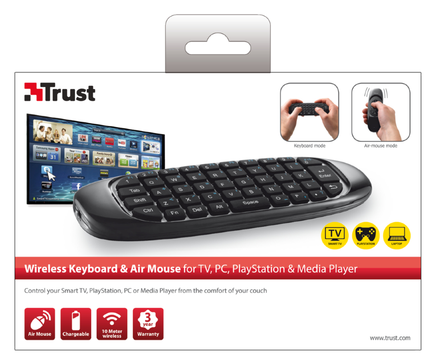 Trust 20004 keyboard Mouse included Bluetooth QWERTY Italian Black – image 8