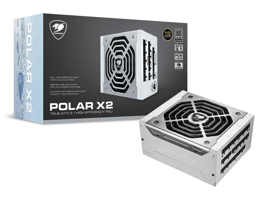 COUGAR POLAR X2 1050W Power Supply ATX3.1 / 80 Plus Platinum / Modular – image 8