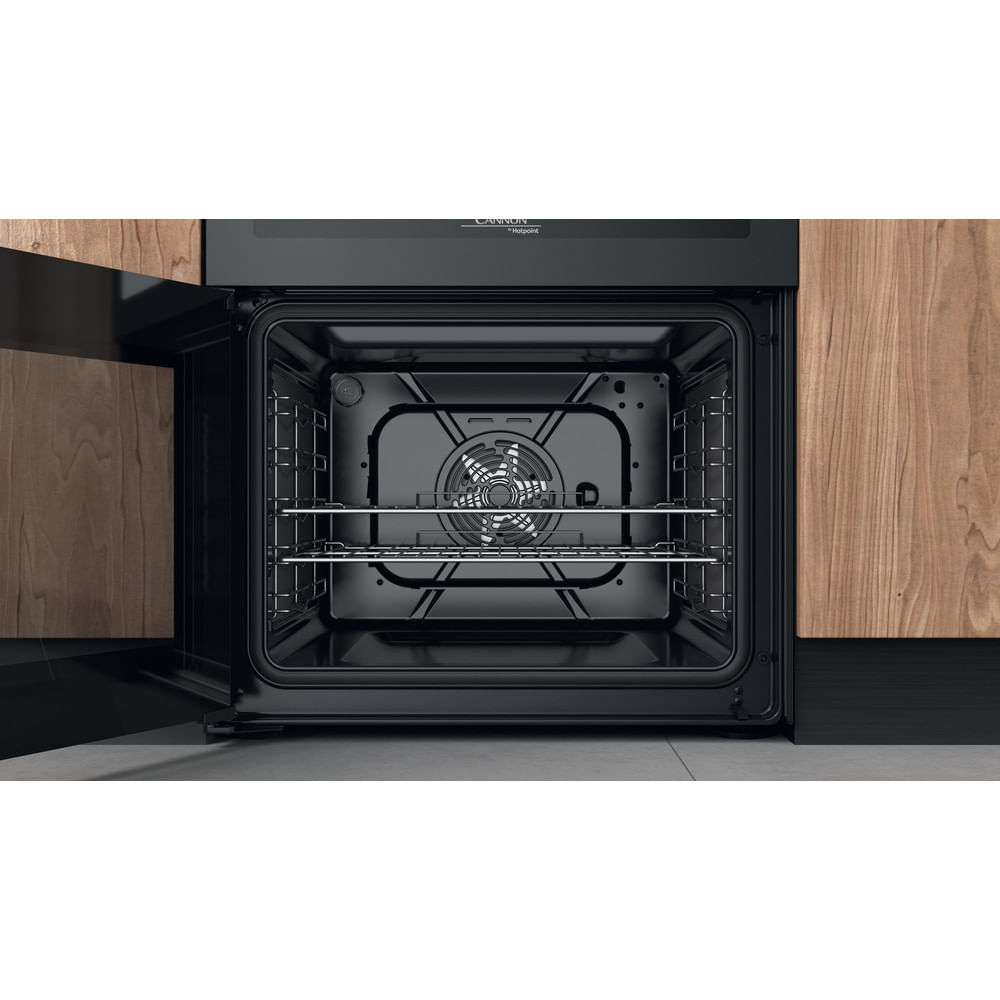 Hotpoint CD67V9H2CA/UK Freestanding cooker Electric Ceramic hob Black – image 9