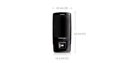 Samsung E900 5.08 cm (2") 93 g Black – image 2