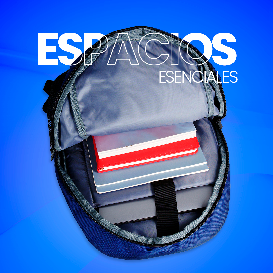 Mochila Vorago BP-150 - 15.6" - Azul con Negro - BP-150-BL Mochila Vorago BP-150 - 15.6" - Azul con Negro - BP-150-BL