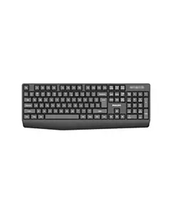 Philips 3000 series SPK6337B/93 keyboard Universal RF Wireless QWERTY English Black